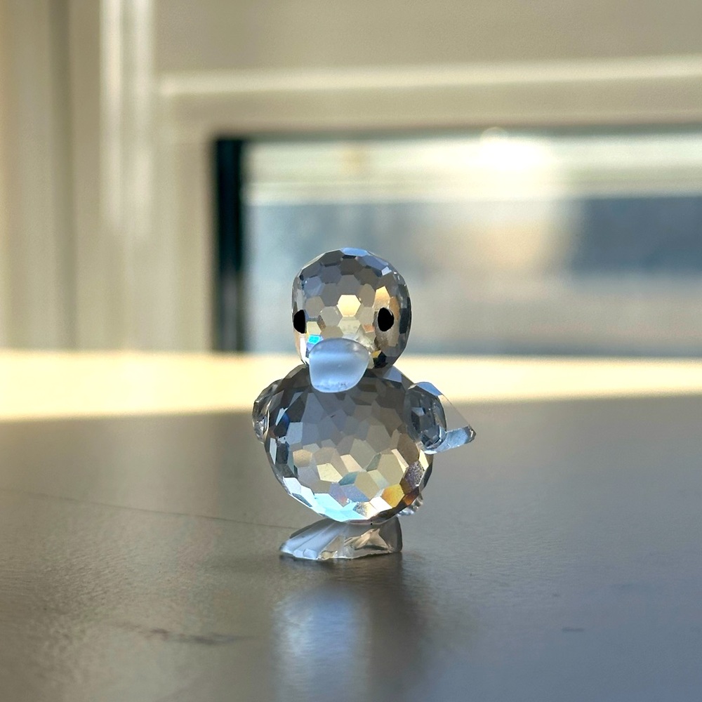 Vintage Swarovski Duck Figurine